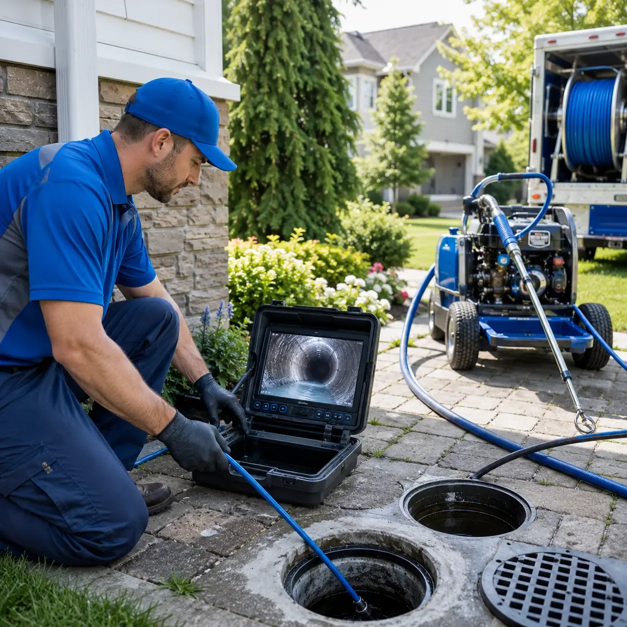 Outdoor drain cleaning professionals serving Sparks Glencoe, MD